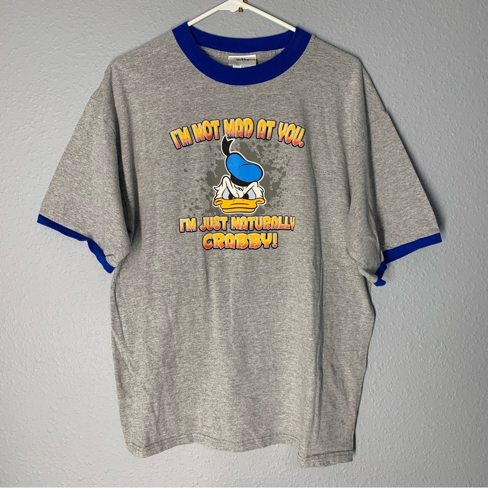 Walt Disney World Donald Duck Gray Retro Adult Mickey’s Philharmagic Tee Shirt